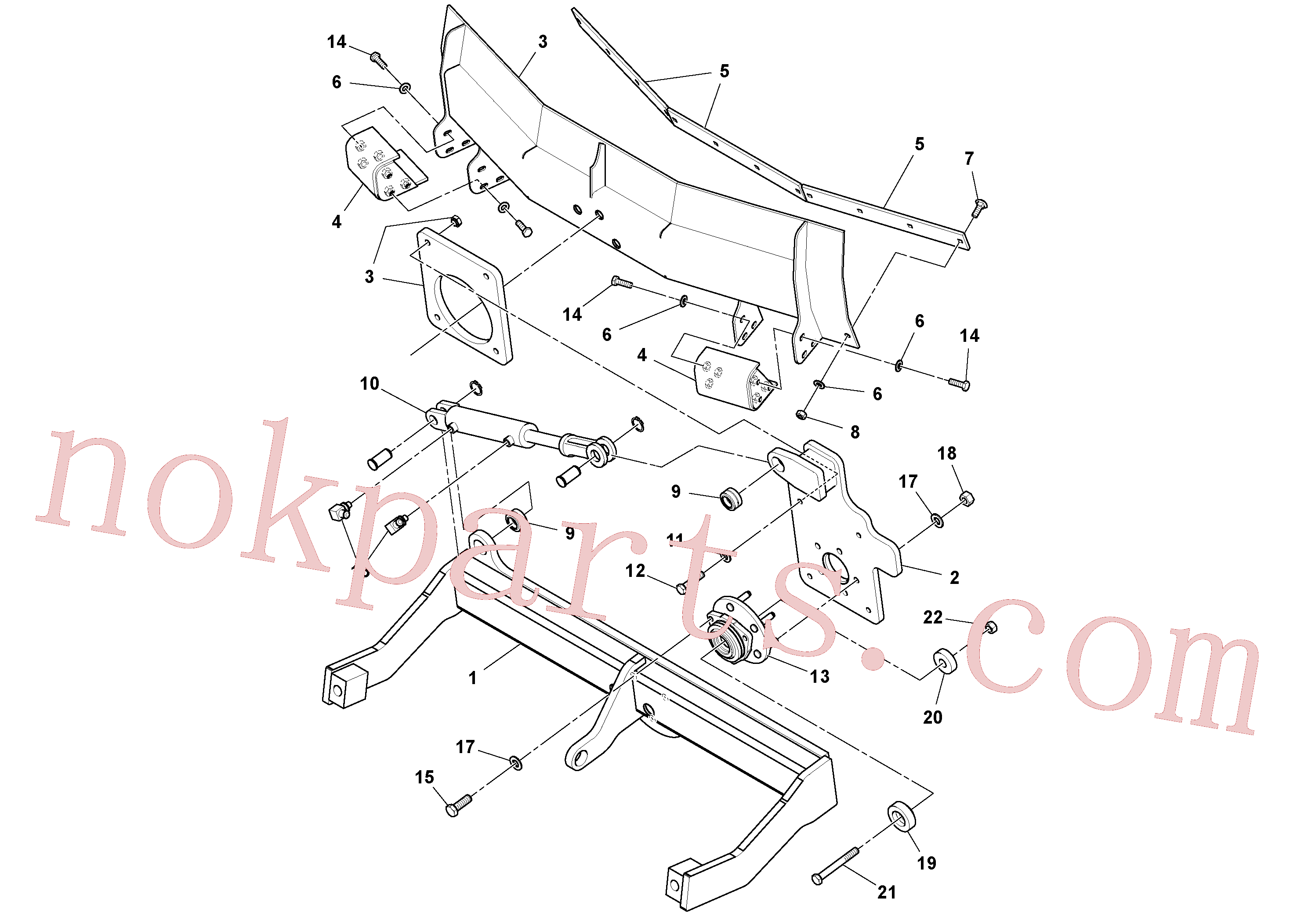 RM96734272 for Volvo Tilt Blade sub-assembly(1037974 assembly)