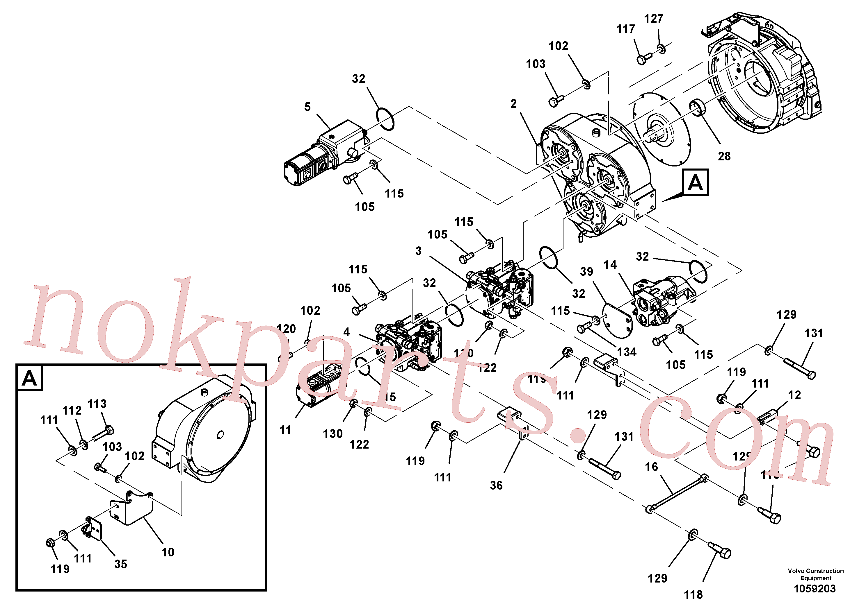RM97140594 for Volvo Engine Installation(1059203 assembly)