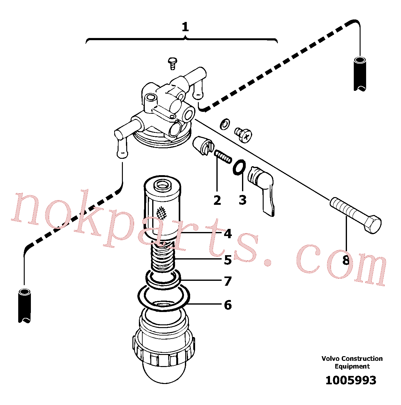VOE13965178 for Volvo Sediment bowl(1005993 assembly)