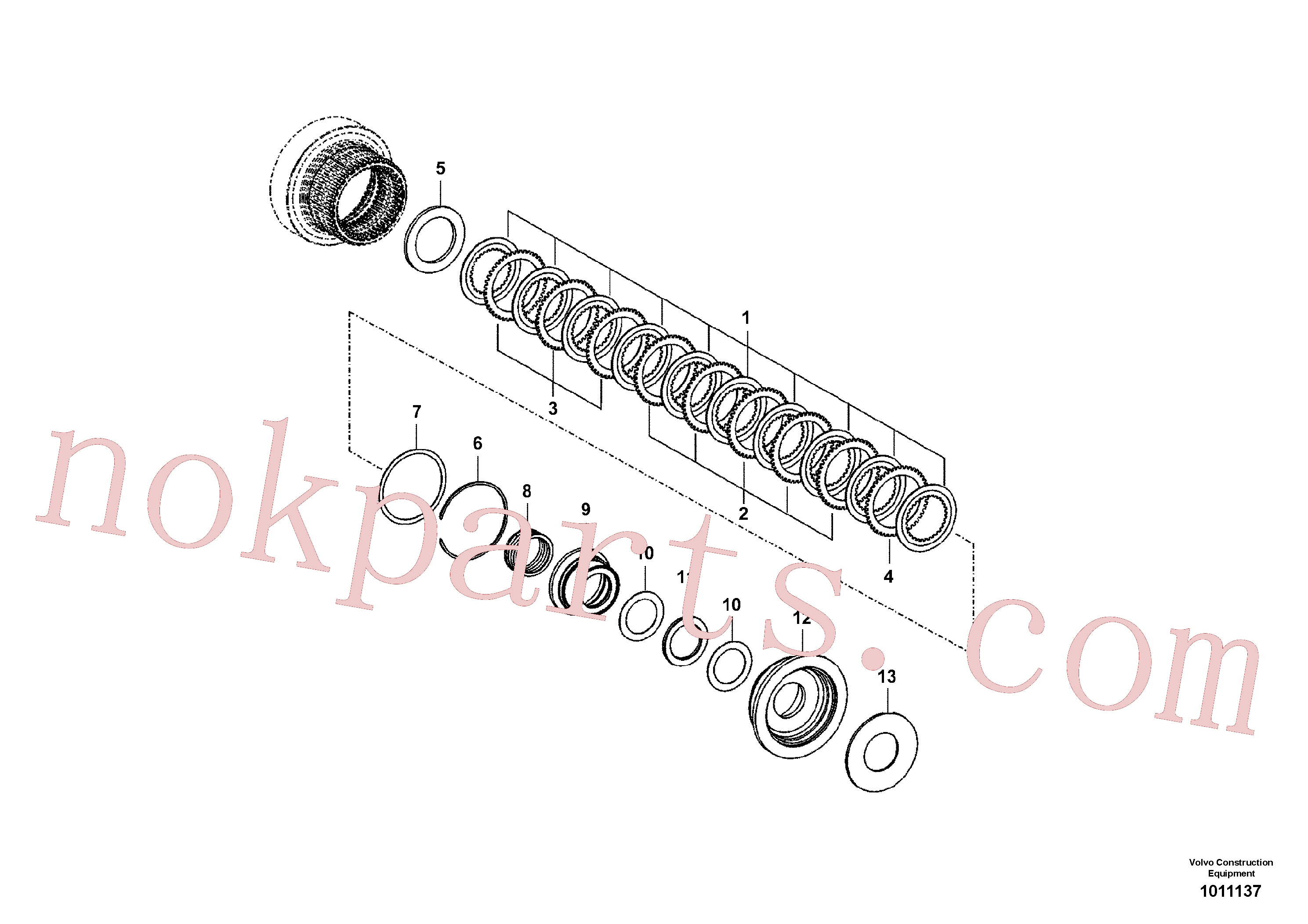 VOE14558045 for Volvo Coupling(1011137 assembly)