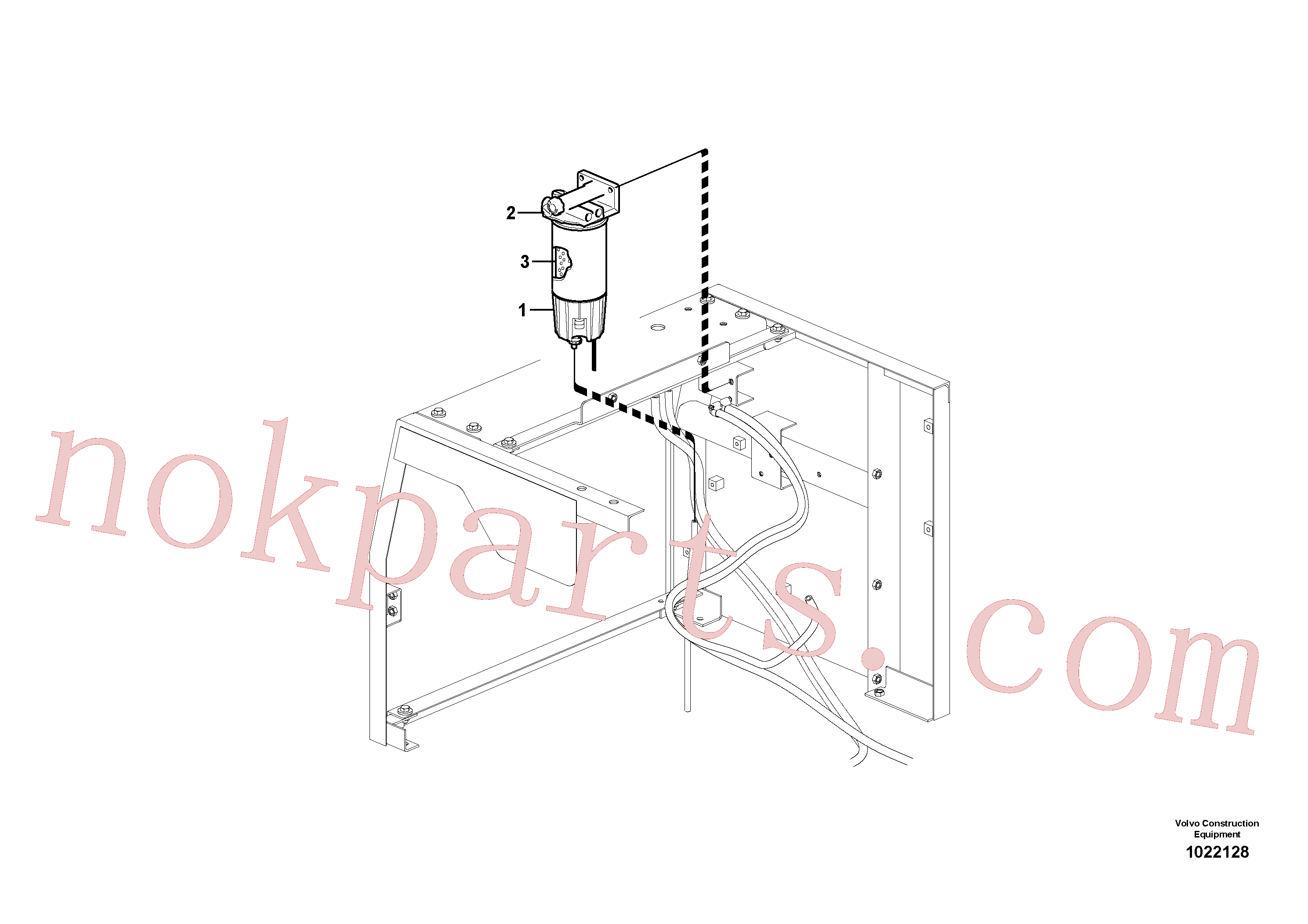 VOE11110683 for Volvo Water separator(1022128 assembly)