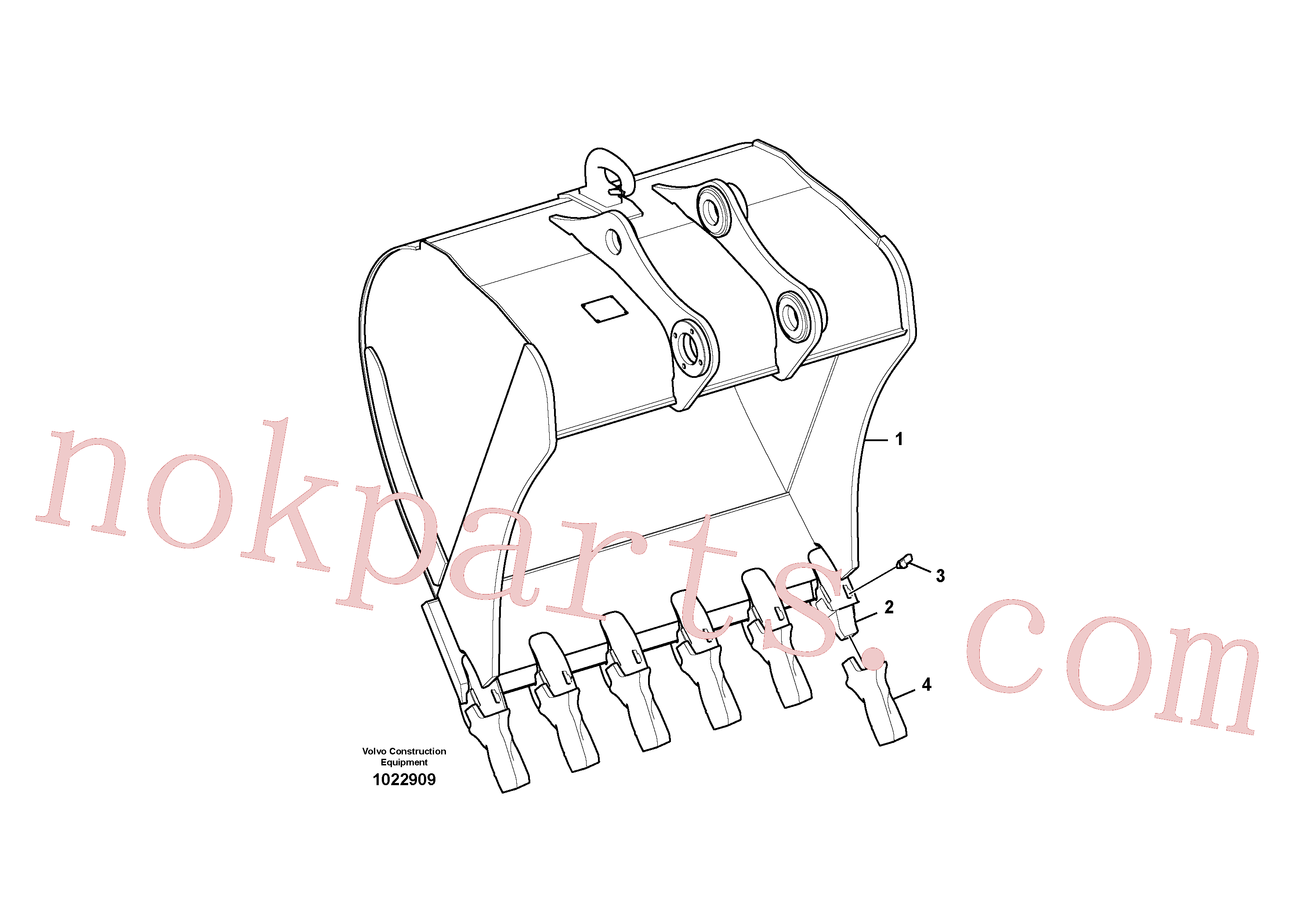 VOE14523552 for Volvo Bucket(1022909 assembly)