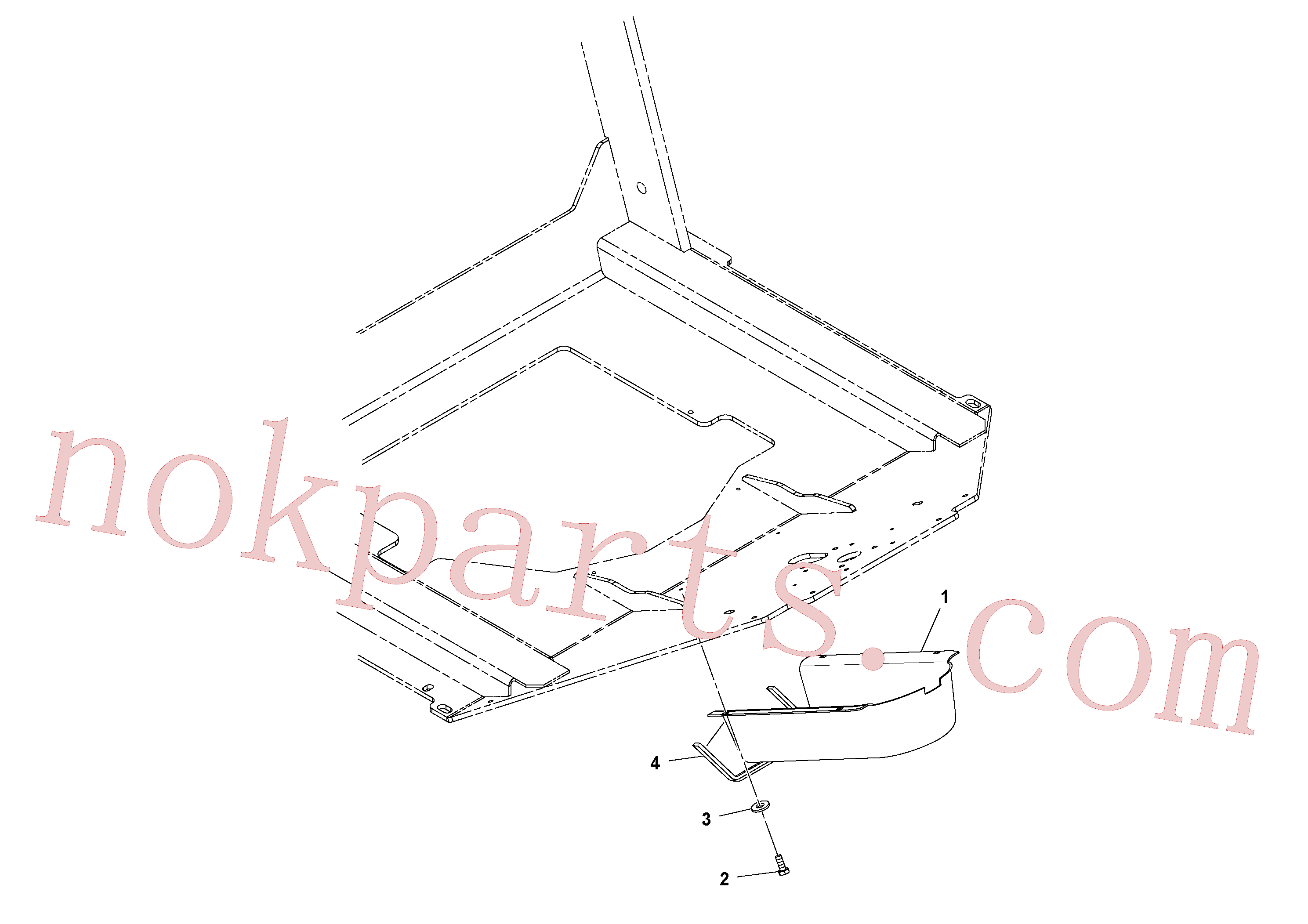 VOE50829654 for Volvo Hose Cover Installation(1038060 assembly)