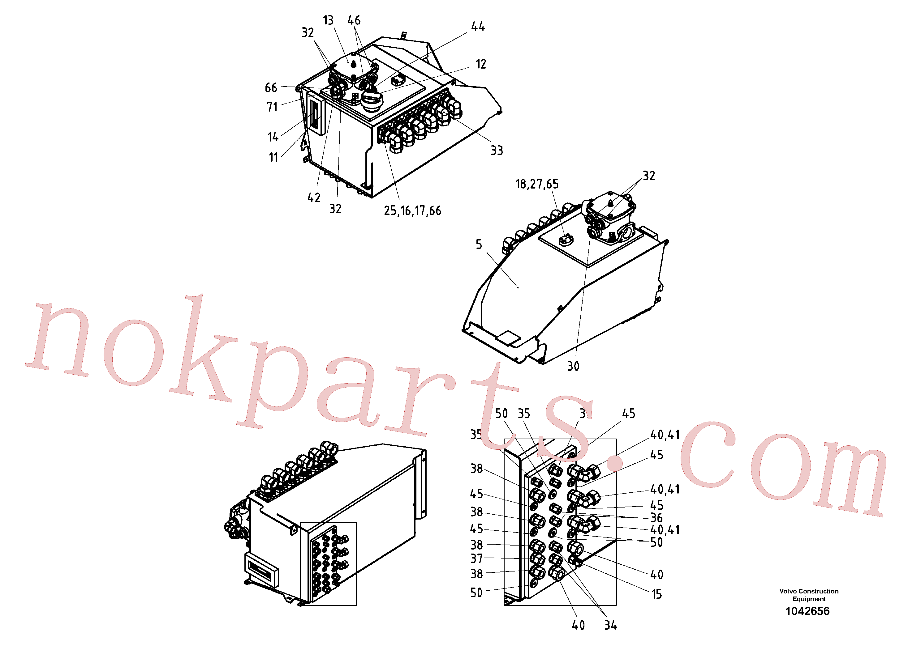 RM14280432 for Volvo Oil tank Pre-assembled(1042656 assembly)