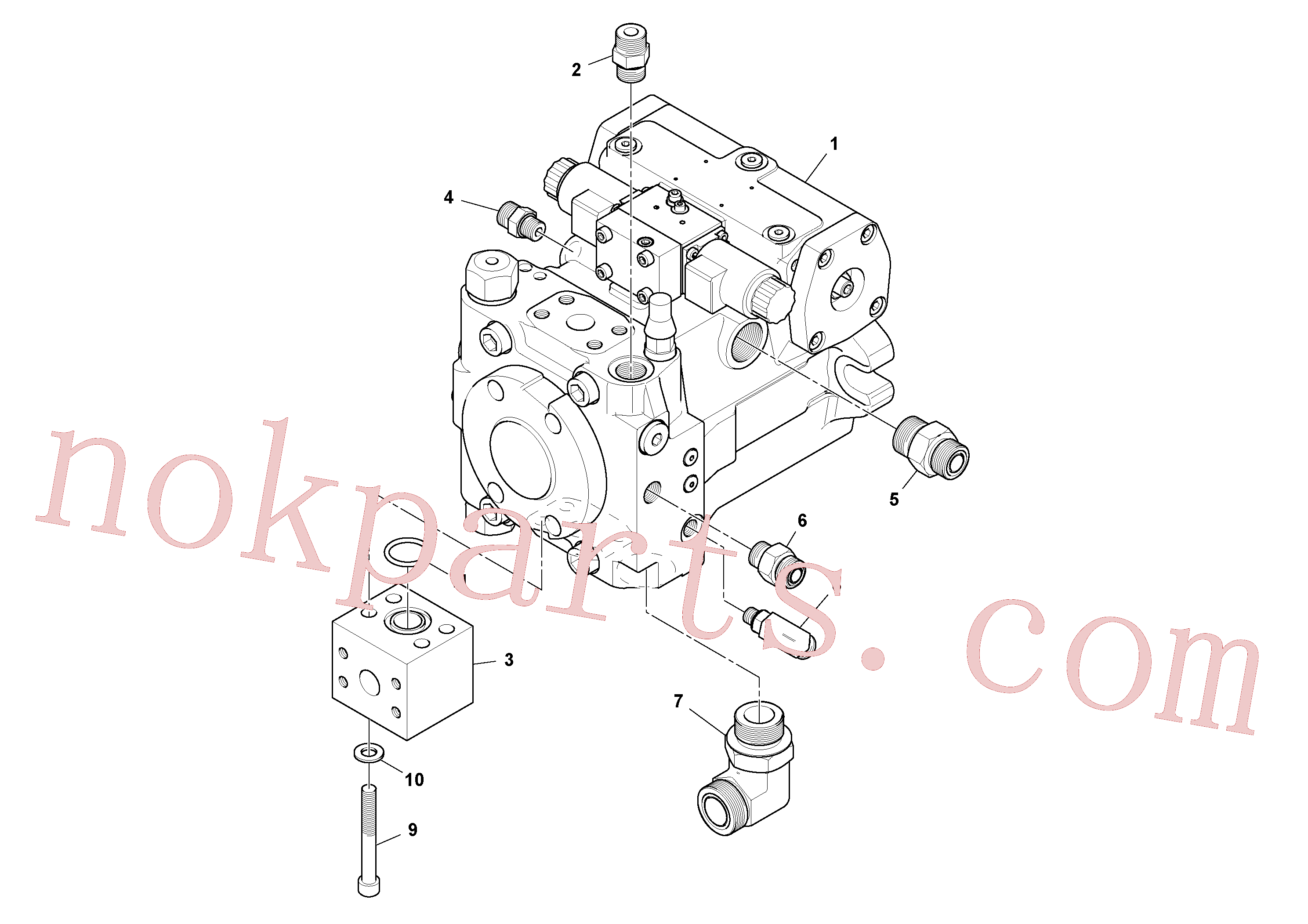 RM13866280 for Volvo Propulsion Pump Assembly(1048406 assembly)
