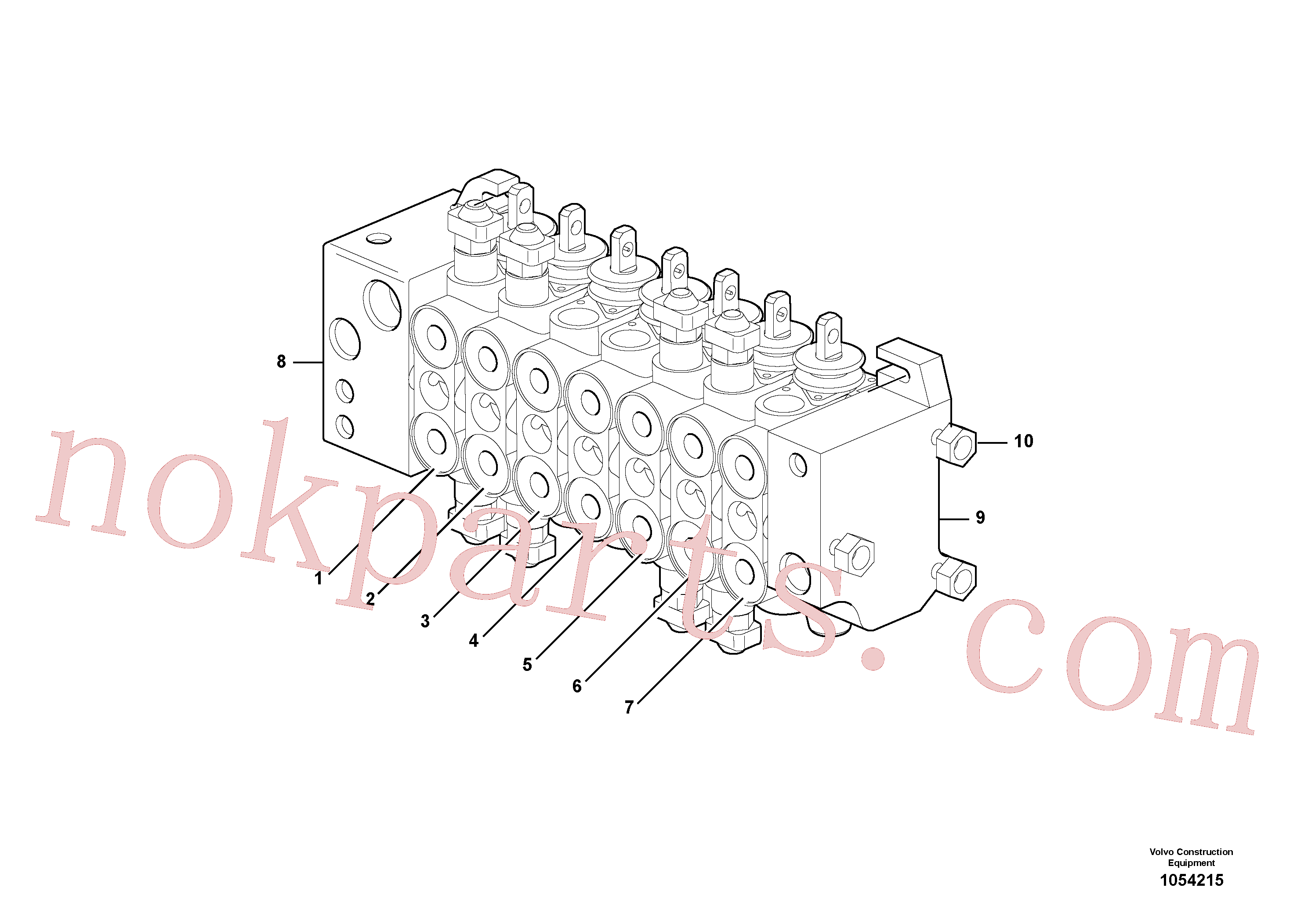 VOE15149798 for Volvo Control valve(1054215 assembly)