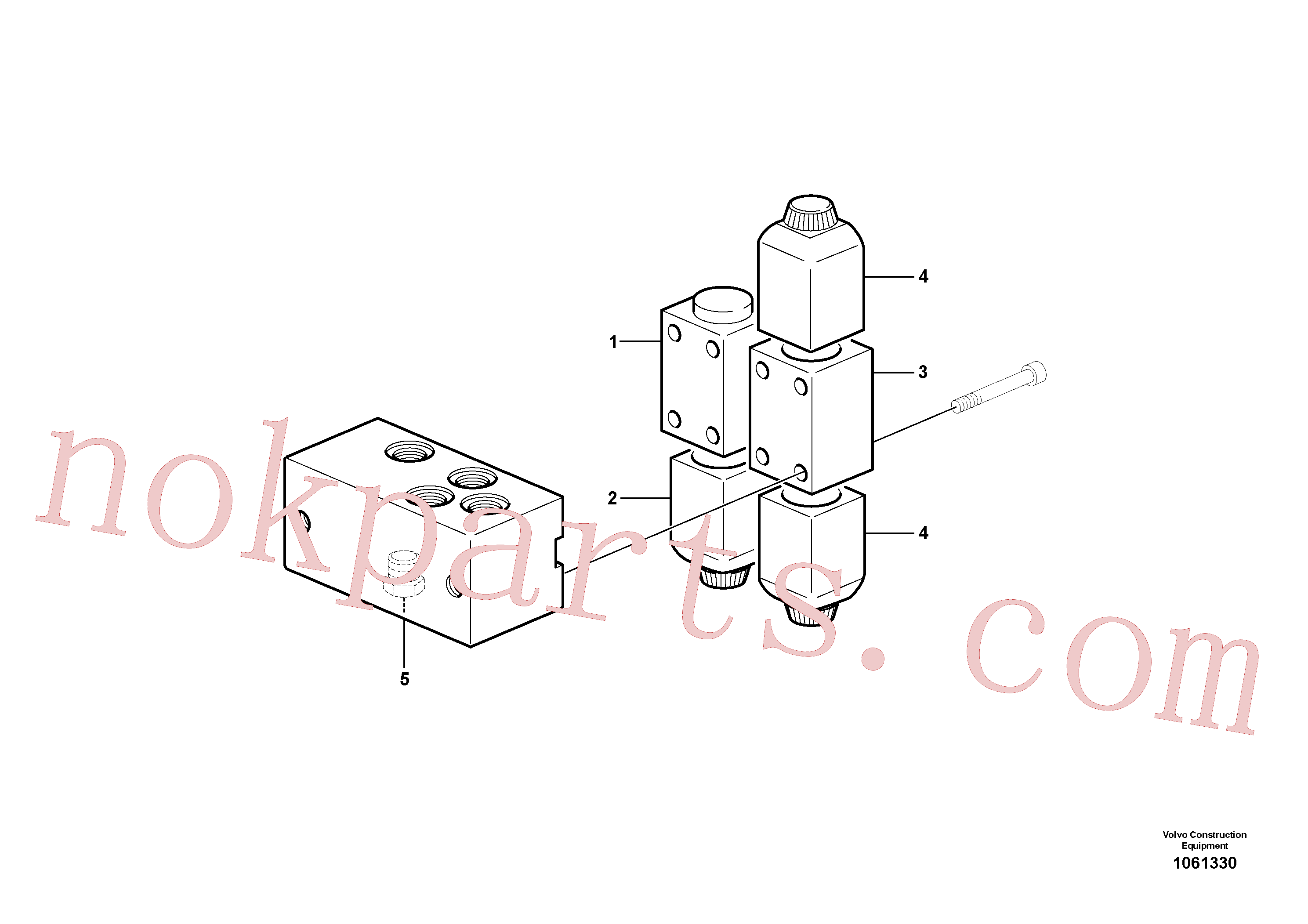 VOE11173166 for Volvo Valve(1061330 assembly)