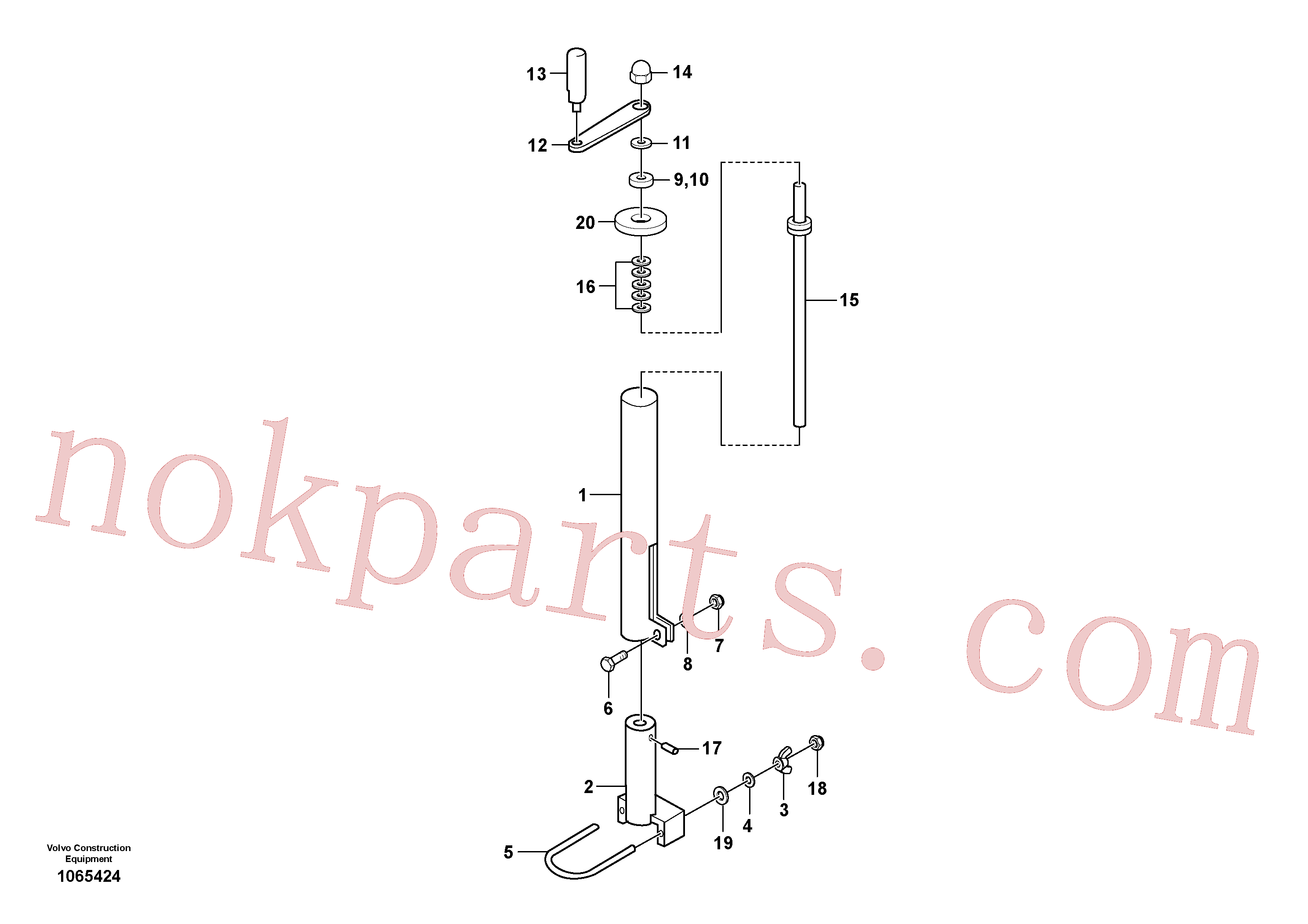 RM80811615 for Volvo Mechanical Control Assembly(1065424 assembly)