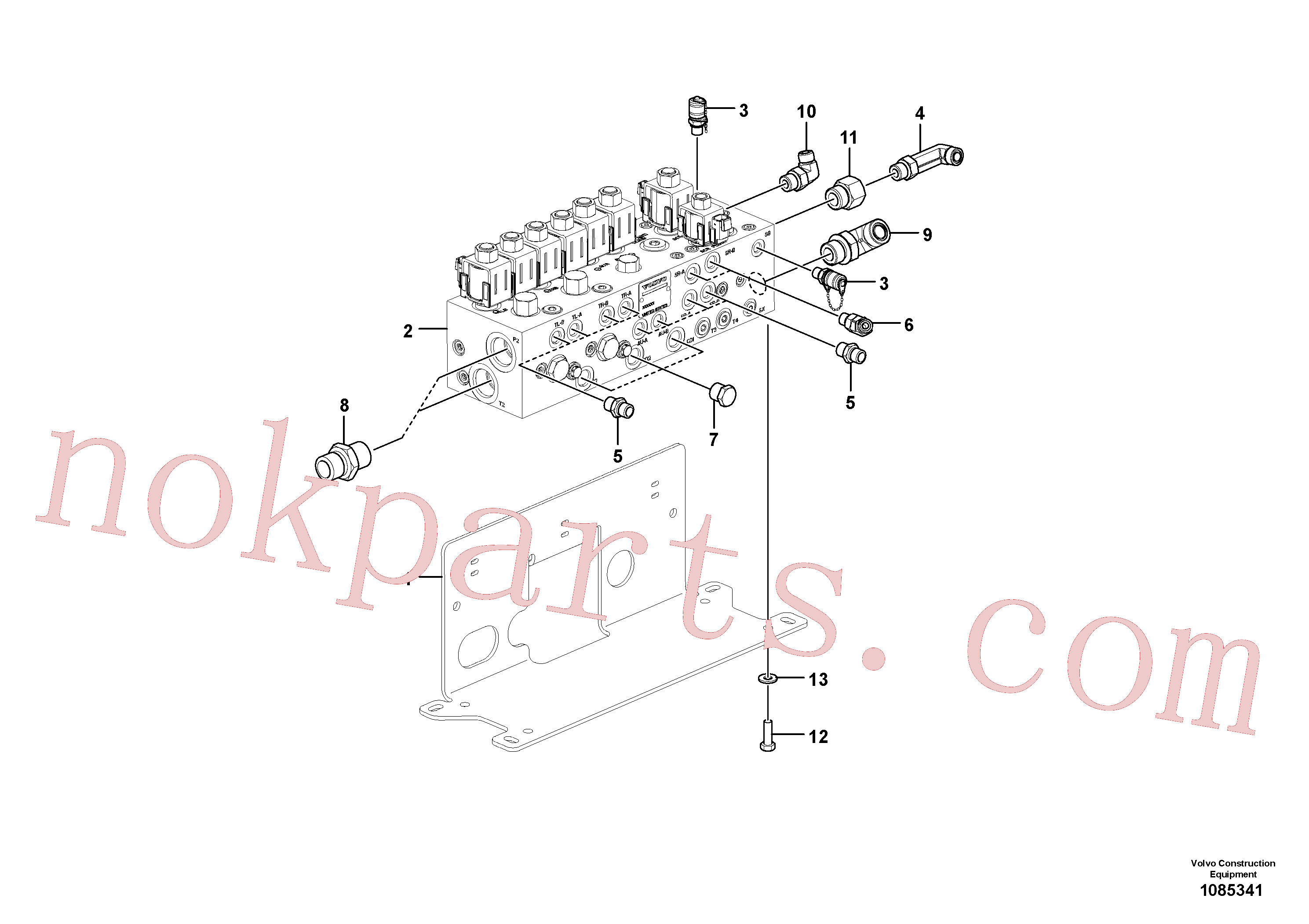 RM59924423 for Volvo Valve(1085341 assembly)
