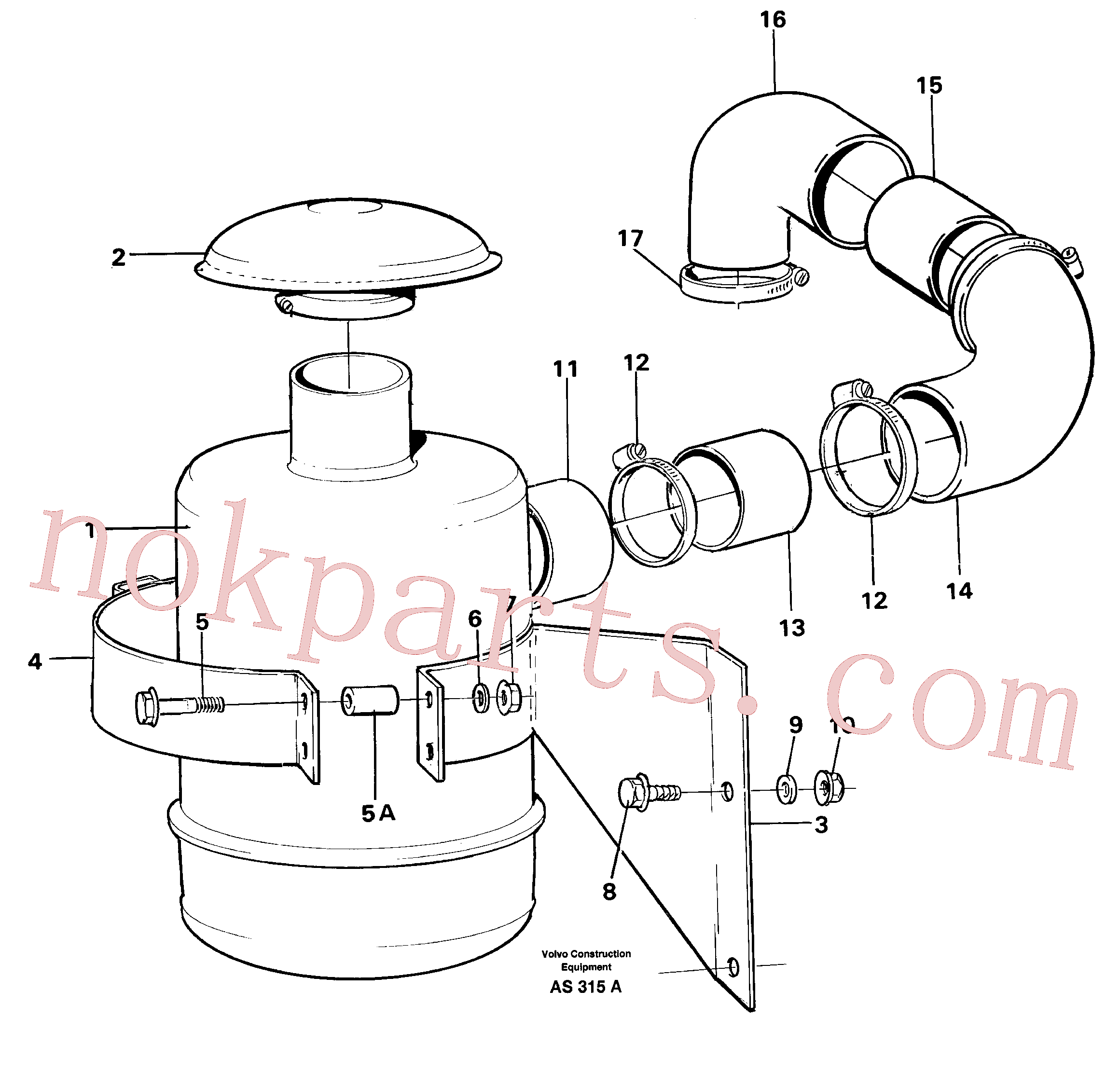 VOE14013962 for Volvo Oil bath filter(AS315A assembly)