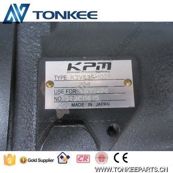 4633474 main pump K3V63S-102R-1F29 main pum hydraulic zx450-3 piston pump for HITACHI